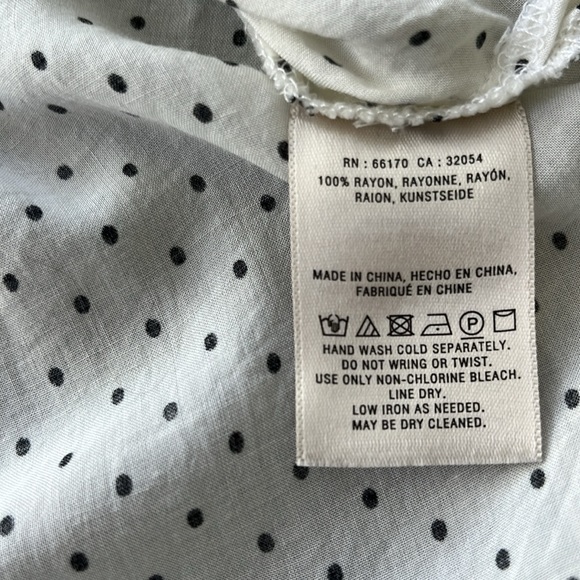 Anthropologie Maeve Lucy Polka Dot Blouse US4 - Picture 9 of 11